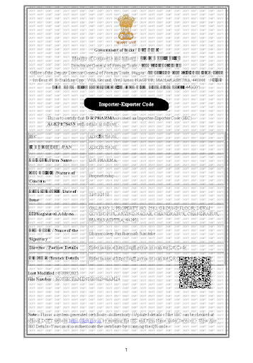 GC Biotech certificate document